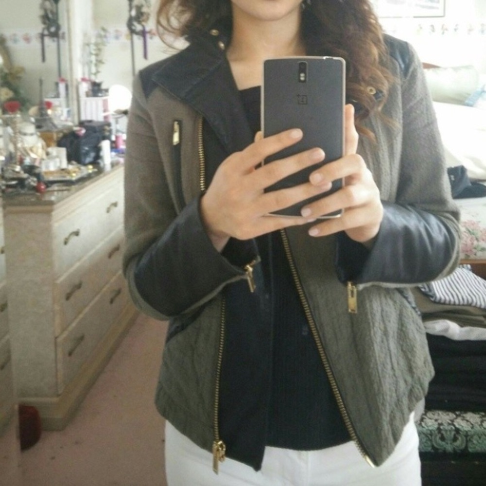 🎉HP🎉ZARA QUILTED CROSSOVER JACKET Military Parka - Picture 8 of 10